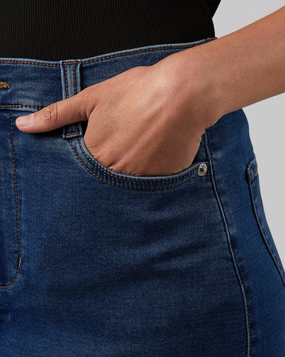 WOMEN'S STRETCH COMFORT JEAN SKIRT