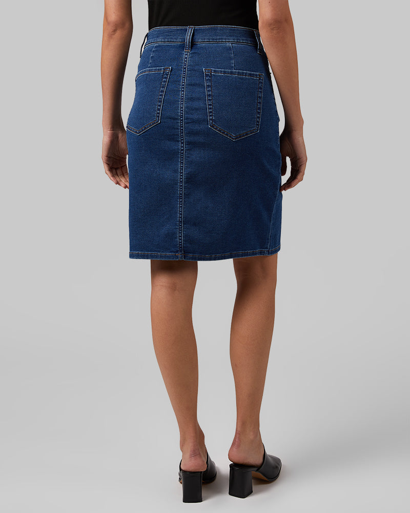 WOMEN'S STRETCH COMFORT JEAN SKIRT