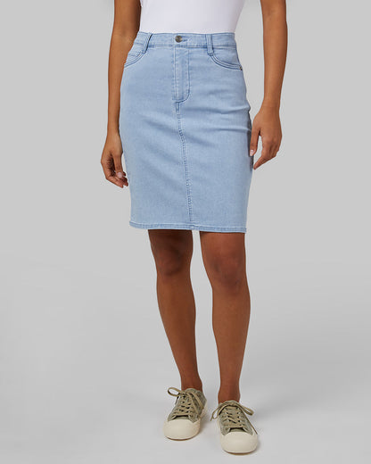 WOMEN'S STRETCH COMFORT JEAN SKIRT