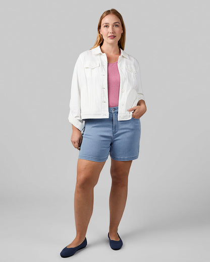 WOMEN'S STRETCH COMFORT JEAN 5-INCH SHORT
