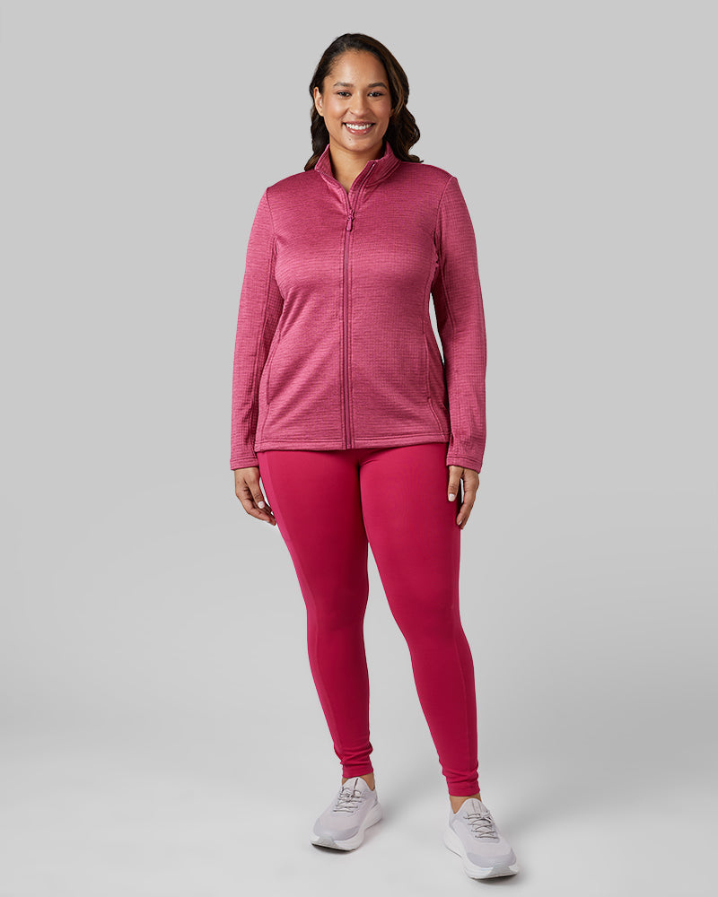 WOMEN'S GRID TECH FULL-ZIP
