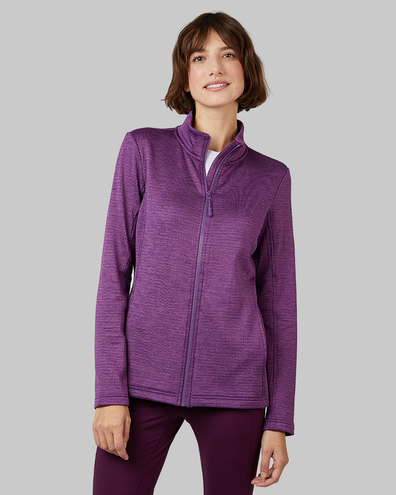 WOMEN'S GRID TECH FULL-ZIP