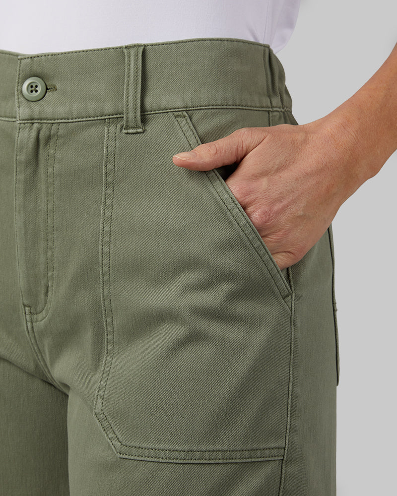 WOMEN'S MINI KNIT TWILL 5-INCH SHORT