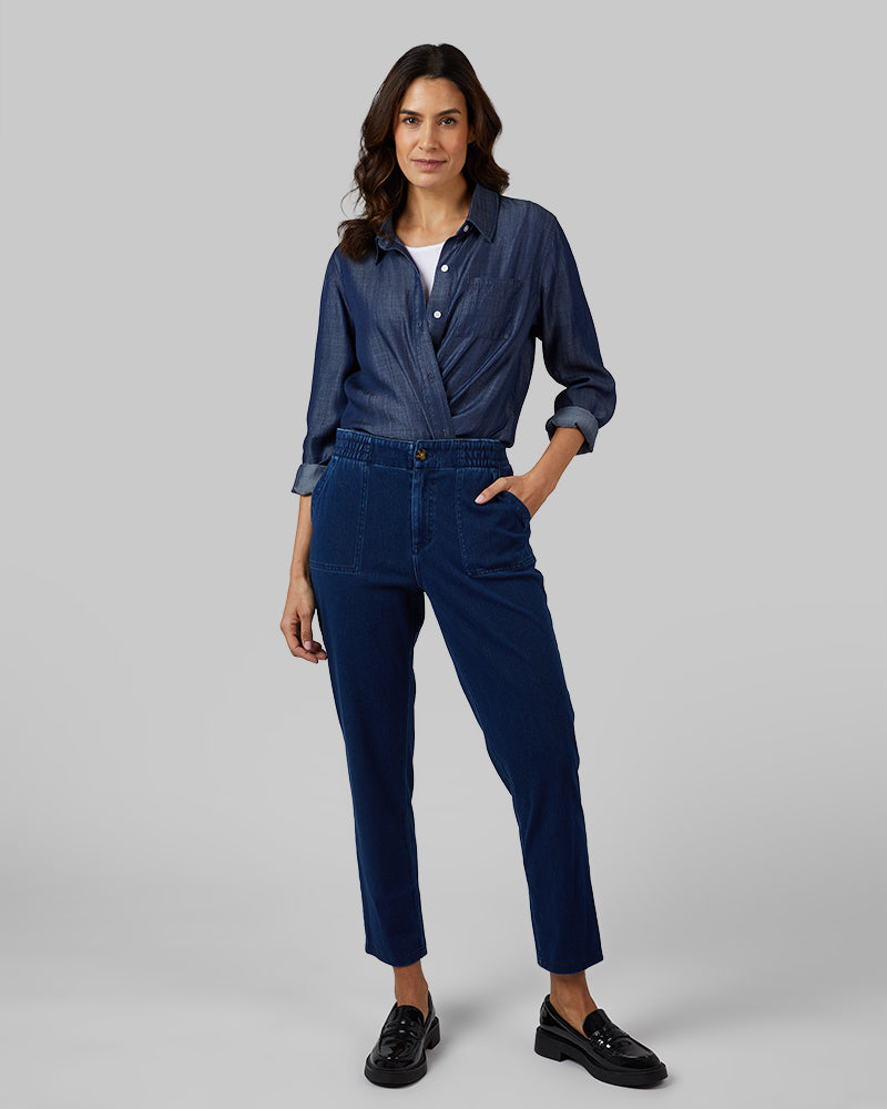 WOMEN'S "SWEATPANT" ANKLE JEAN