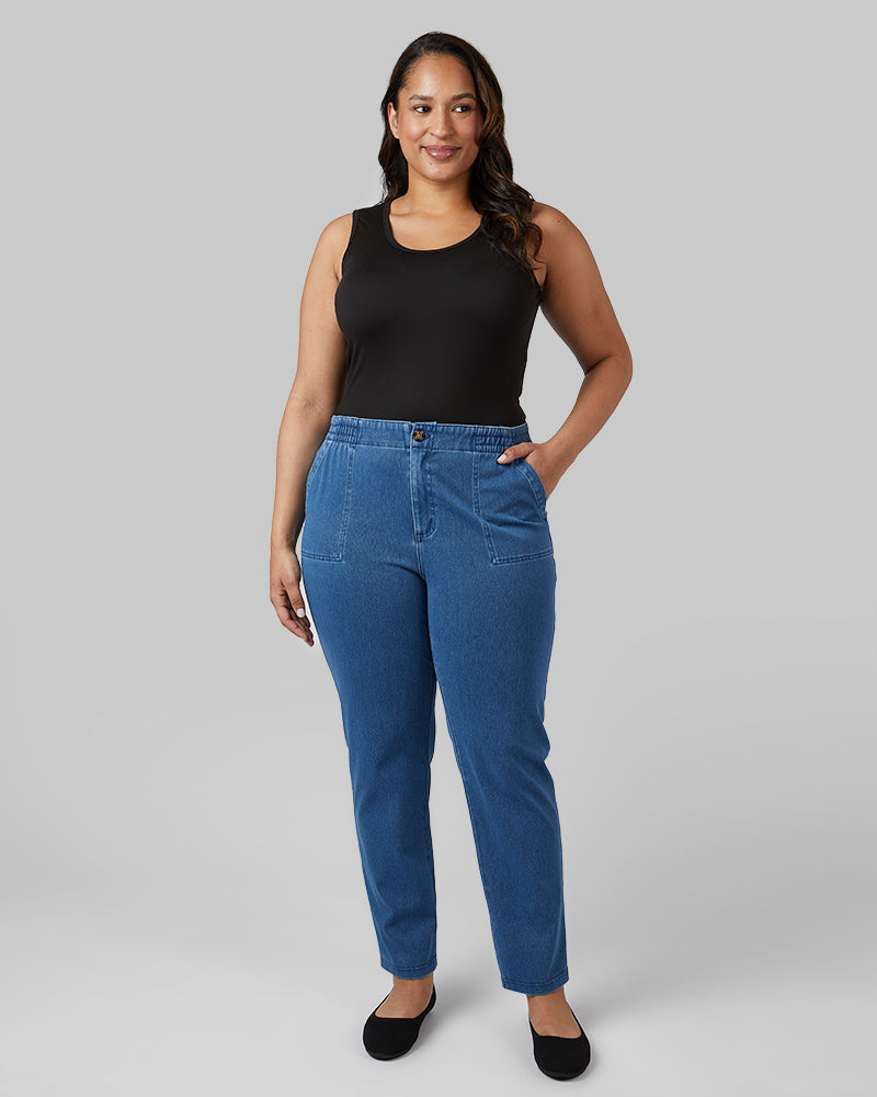 WOMEN'S "SWEATPANT" ANKLE JEAN