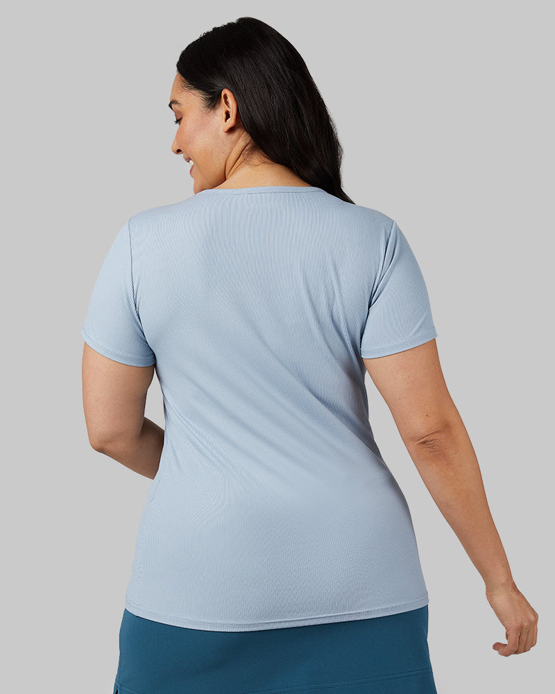 WOMEN'S SOFT RIB FITTED T-SHIRT