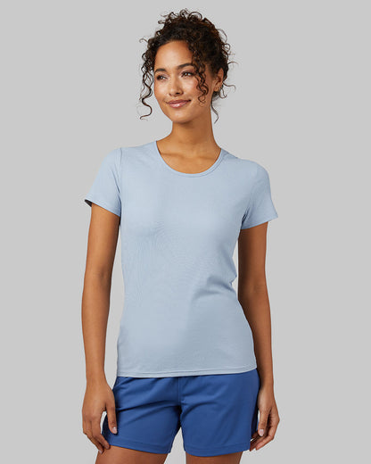 WOMEN'S SOFT RIB FITTED T-SHIRT