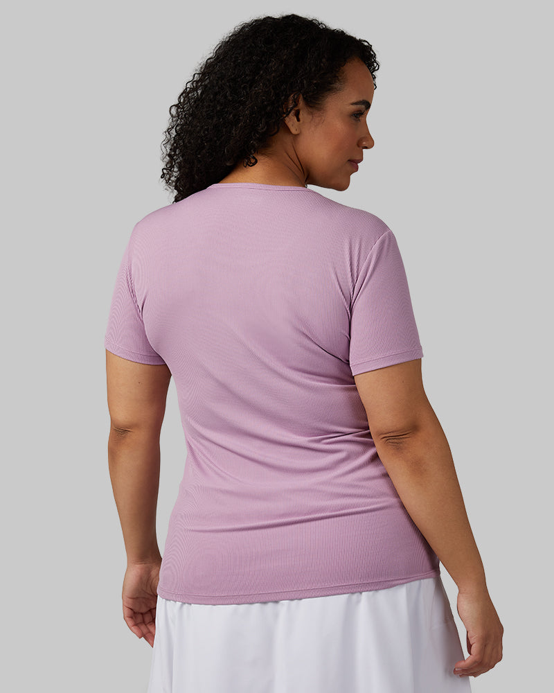WOMEN'S SOFT RIB FITTED T-SHIRT