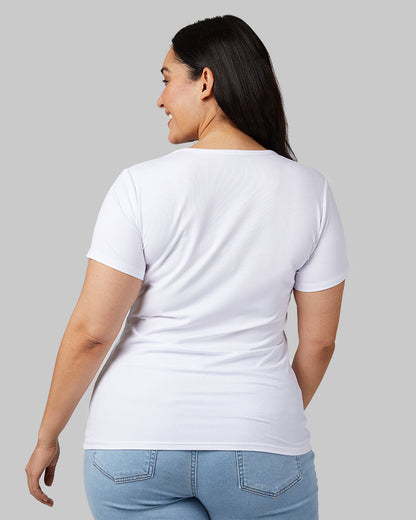 WOMEN'S SOFT RIB FITTED T-SHIRT
