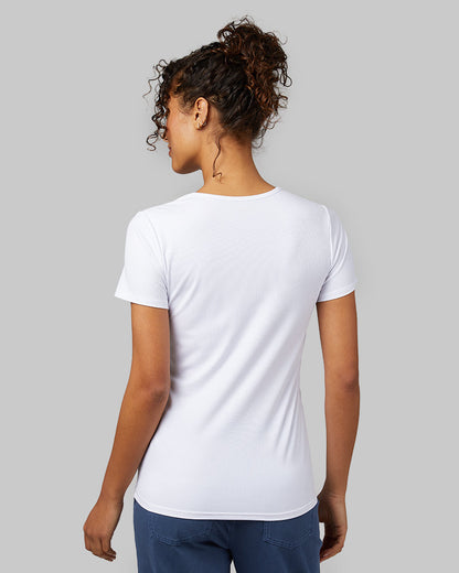 WOMEN'S SOFT RIB FITTED T-SHIRT