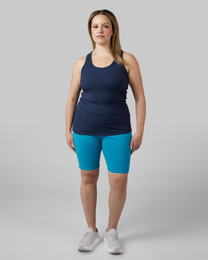 WOMEN'S SOFT RIB RACERBACK BRA TANK