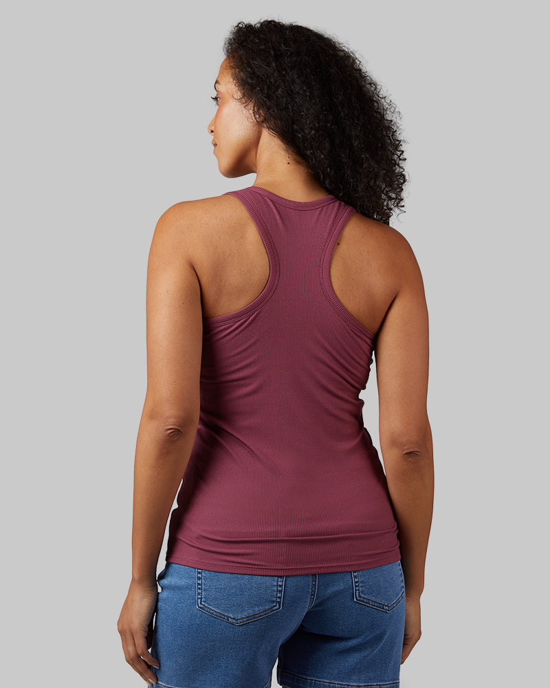 WOMEN'S SOFT RIB RACERBACK BRA TANK