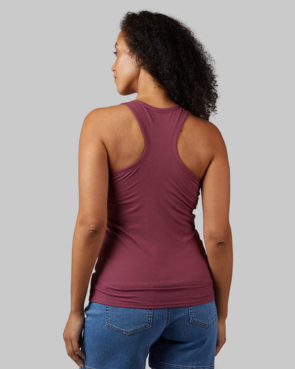 WOMEN'S SOFT RIB RACERBACK BRA TANK