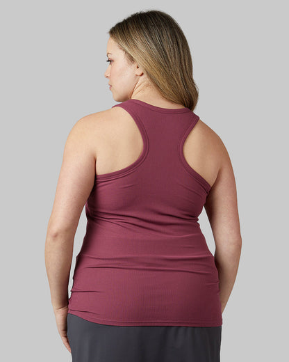 WOMEN'S SOFT RIB RACERBACK BRA TANK