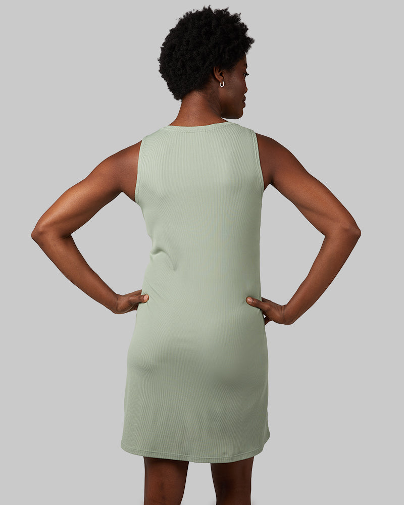 WOMEN'S SOFT RIB TANK SWING DRESS
