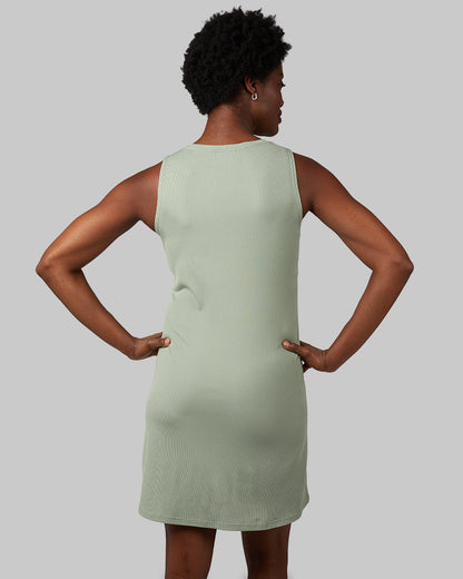 WOMEN'S SOFT RIB TANK SWING DRESS