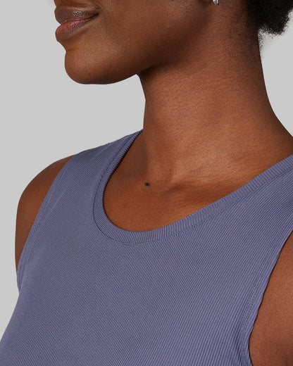 WOMEN'S SOFT RIB TANK SWING DRESS