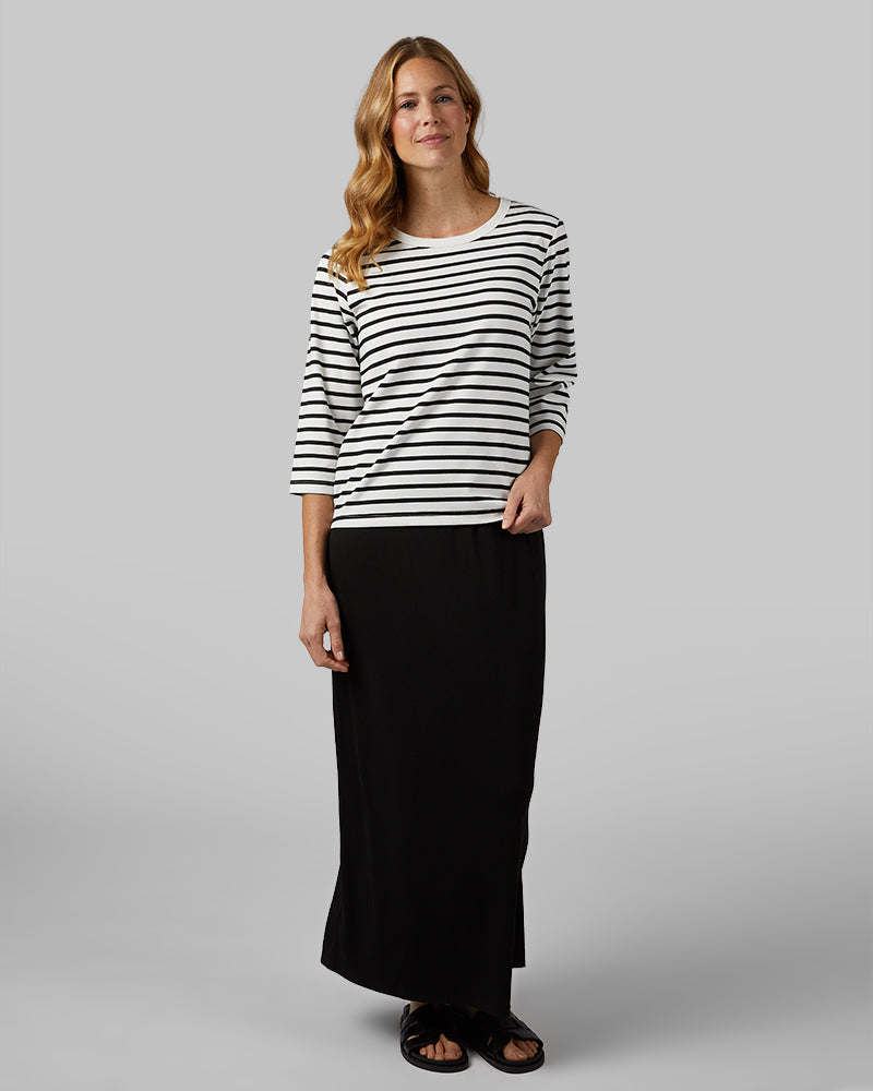 WOMEN'S SOFT RIB MAXI SKIRT
