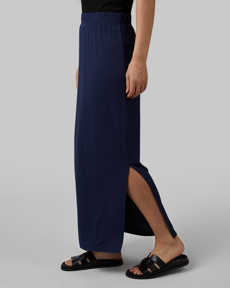 WOMEN'S SOFT RIB MAXI SKIRT