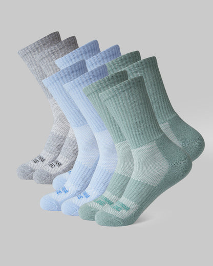 WOMEN'S 5-PACK COOL COMFORT CREW SOCKS