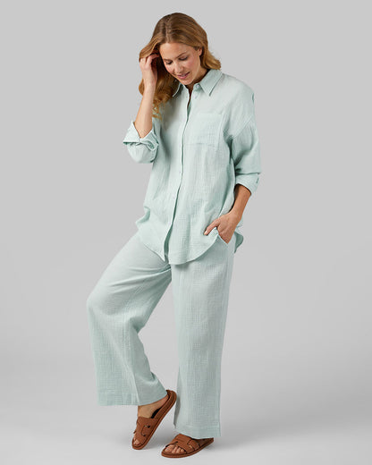 WOMEN'S SOFT GAUZE ANKLE PANT
