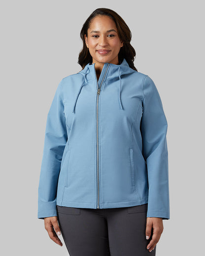 WOMEN'S HOODED WINDBREAKER JACKET