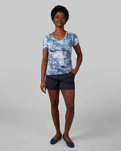 WOMEN'S COOL PRINTED FITTED T-SHIRT