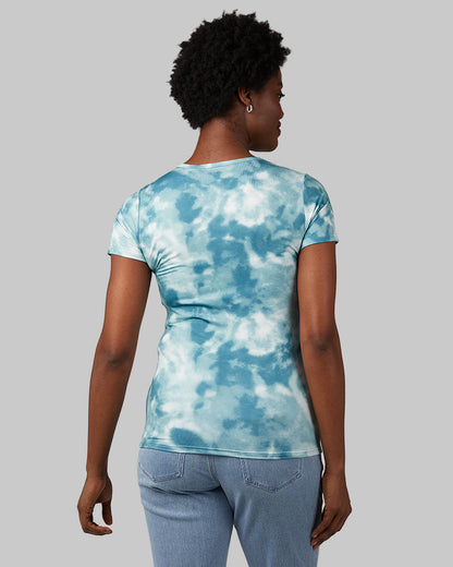 WOMEN'S COOL PRINTED FITTED T-SHIRT