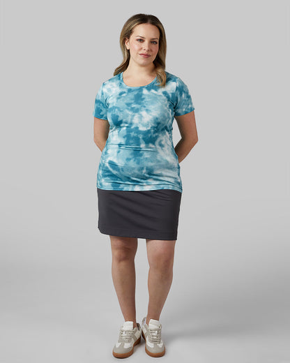 WOMEN'S COOL PRINTED FITTED T-SHIRT