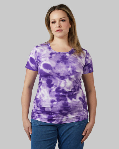 WOMEN'S COOL PRINTED FITTED T-SHIRT