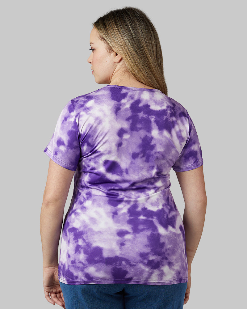 WOMEN'S COOL PRINTED FITTED T-SHIRT