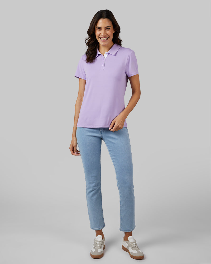 WOMEN'S COOL FITTED POLO