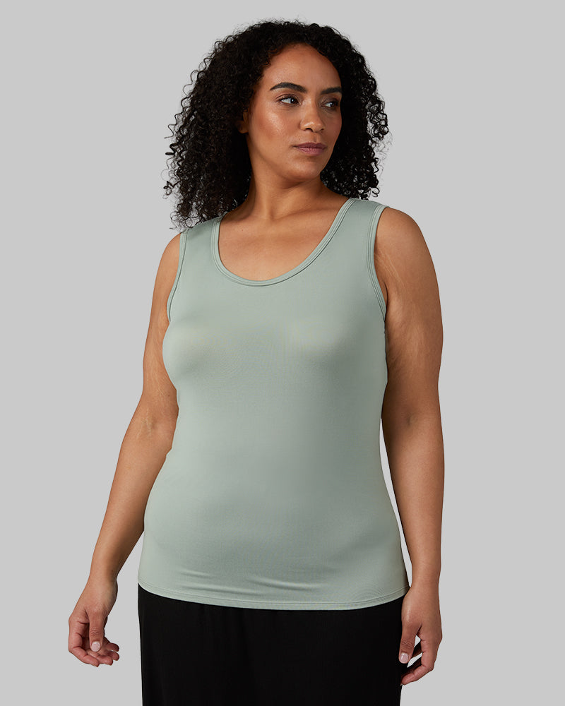 WOMEN'S COOL FITTED BRA TANK