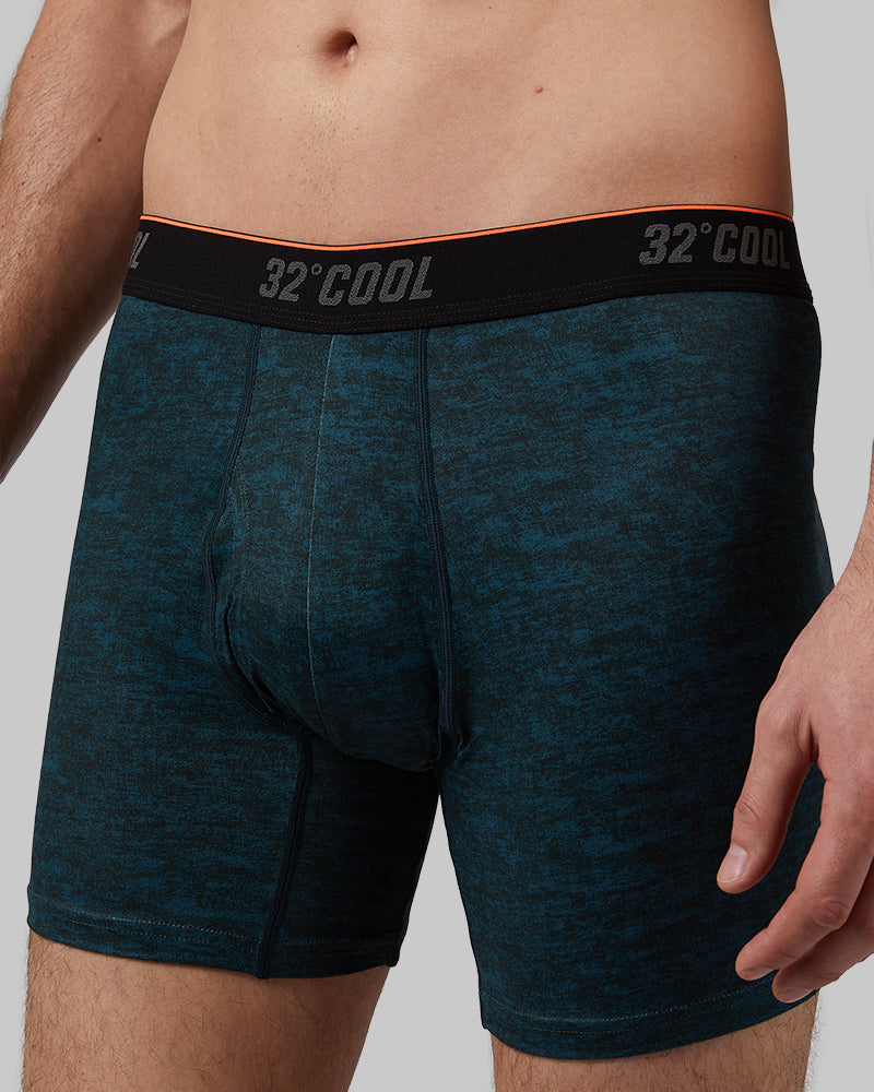 MEN'S COOL ACTIVE PRINTED BOXER BRIEF