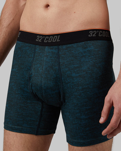 MEN'S COOL ACTIVE PRINTED BOXER BRIEF