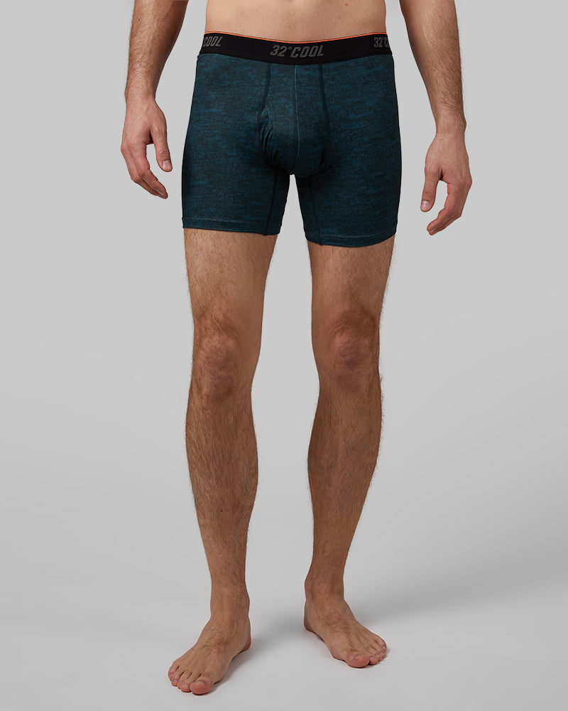 MEN'S COOL ACTIVE PRINTED BOXER BRIEF