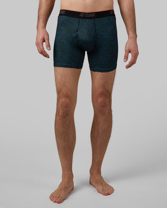 MEN'S COOL ACTIVE PRINTED BOXER BRIEF