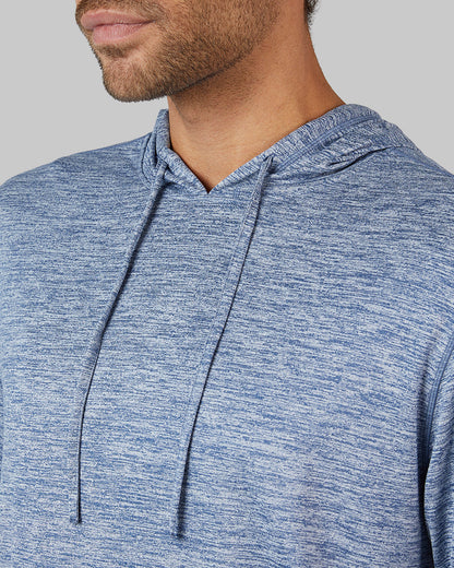 MEN'S COOL LONG SLEEVE HOODED T-SHIRT