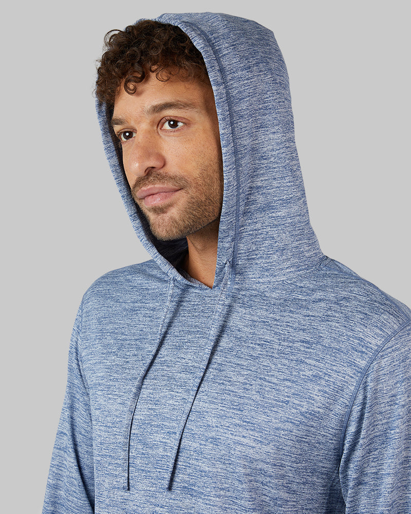 MEN'S COOL LONG SLEEVE HOODED T-SHIRT