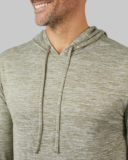 MEN'S COOL LONG SLEEVE HOODED T-SHIRT