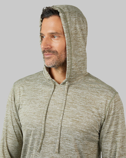 MEN'S COOL LONG SLEEVE HOODED T-SHIRT