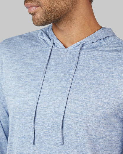 MEN'S COOL LONG SLEEVE HOODED T-SHIRT