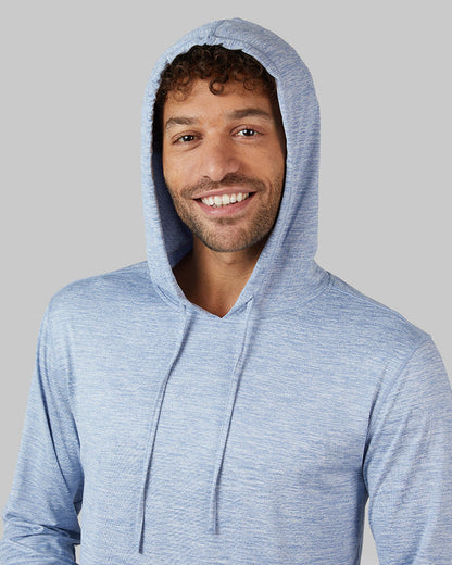 MEN'S COOL LONG SLEEVE HOODED T-SHIRT