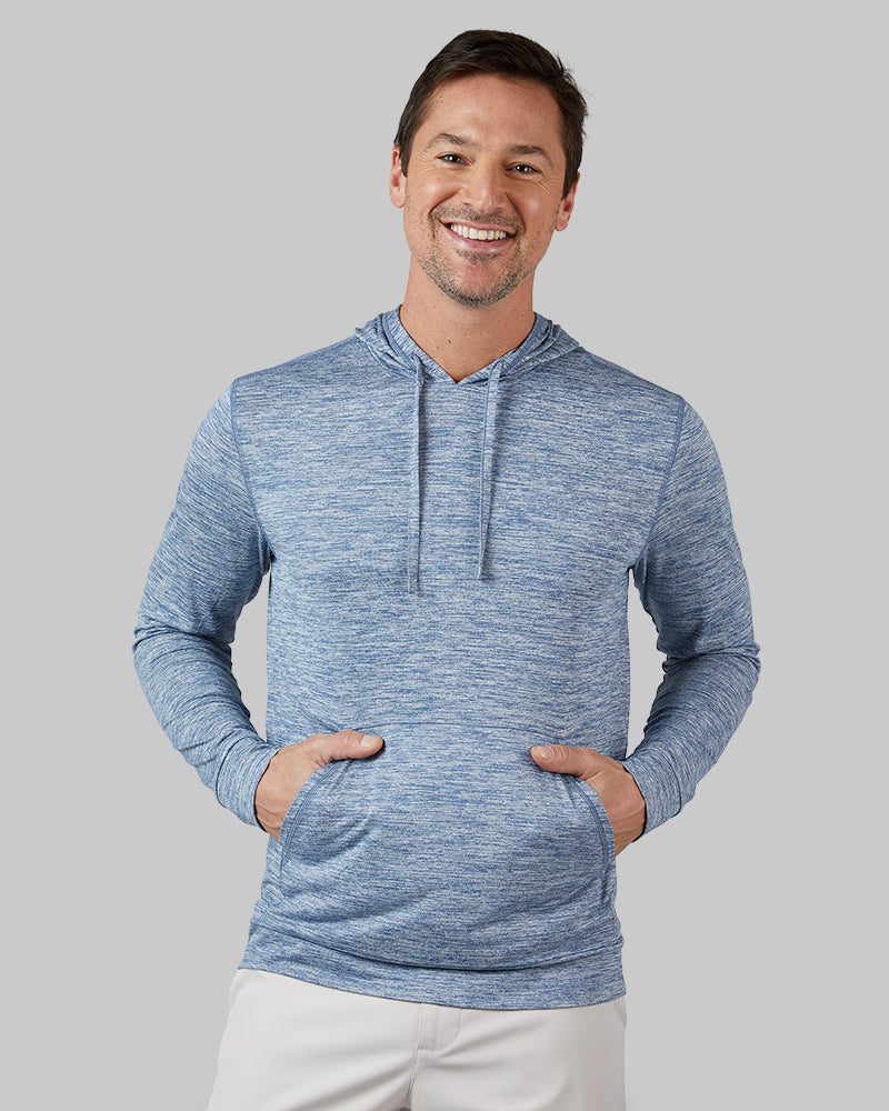 MEN'S COOL LONG SLEEVE HOODED T-SHIRT