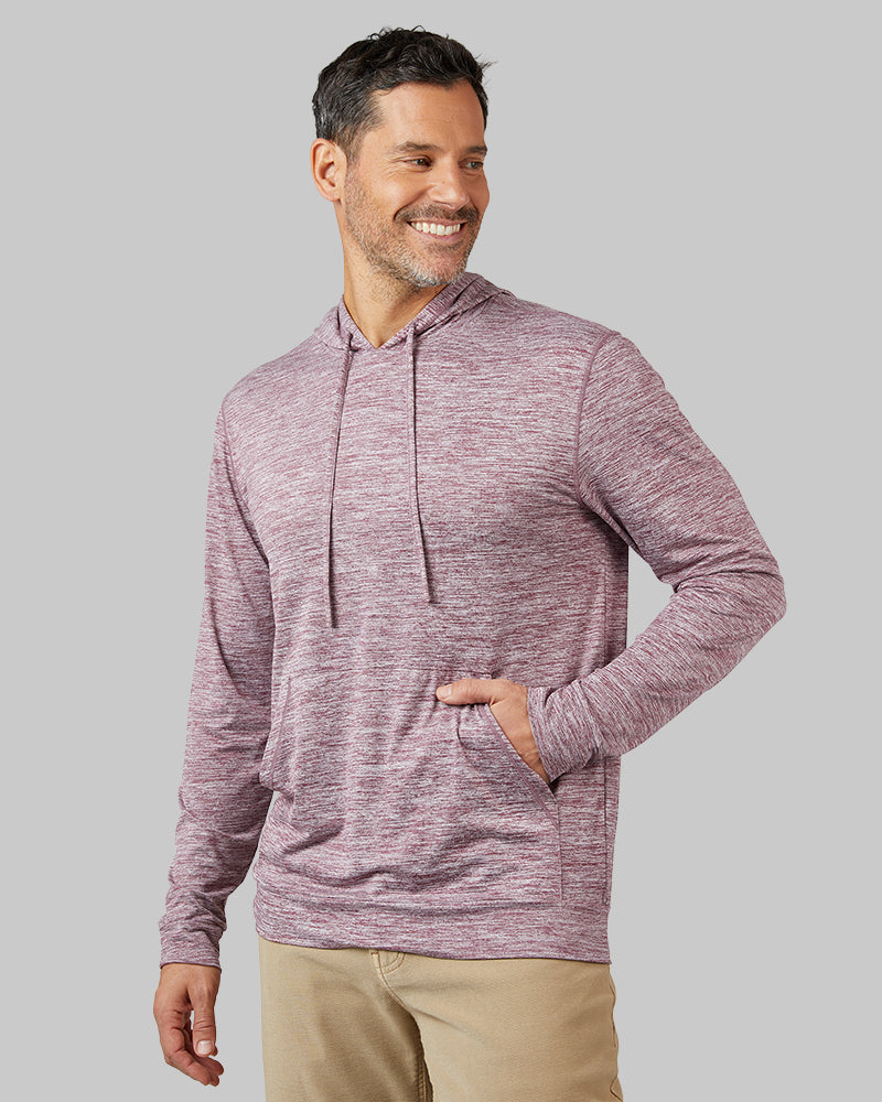 MEN'S COOL LONG SLEEVE HOODED T-SHIRT