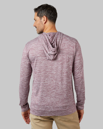 MEN'S COOL LONG SLEEVE HOODED T-SHIRT