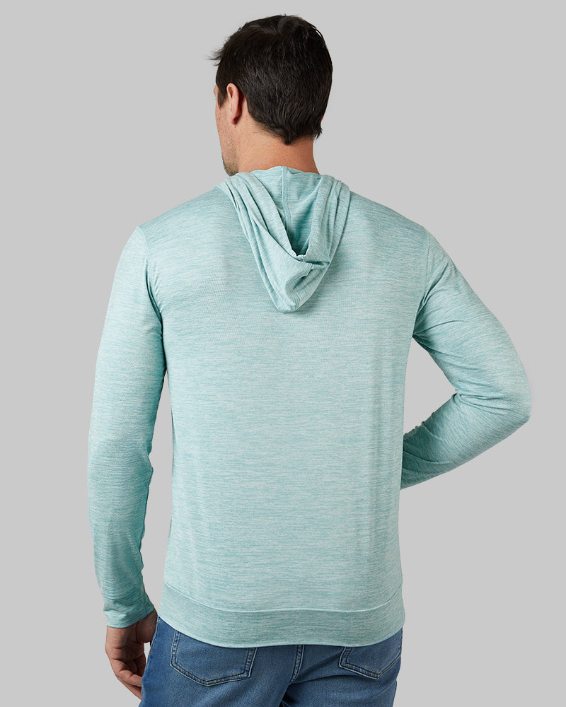 MEN'S COOL LONG SLEEVE HOODED T-SHIRT