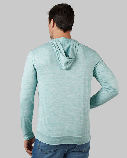 MEN'S COOL LONG SLEEVE HOODED T-SHIRT