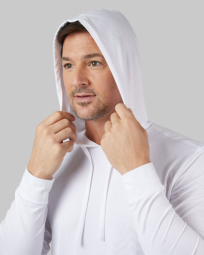 MEN'S COOL LONG SLEEVE HOODED T-SHIRT