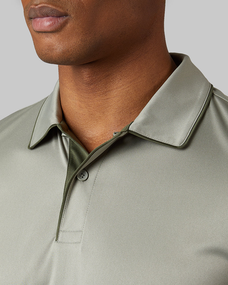MEN'S STRETCH FLOW TIPPED POLO
